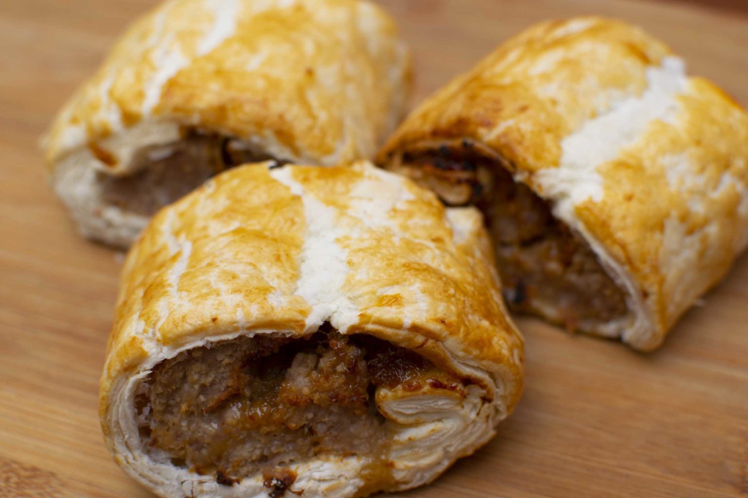 Pork & Mango Chutney Sausage Rolls - The Secret Cafe